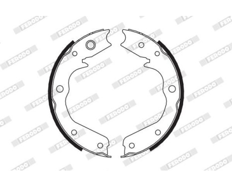 Brake Shoe Set, parking brake PREMIER FSB665 Ferodo, Image 2