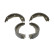 Brake Shoe Set, parking brake PREMIER FSB666 Ferodo