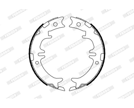 Brake Shoe Set, parking brake PREMIER FSB674 Ferodo, Image 3