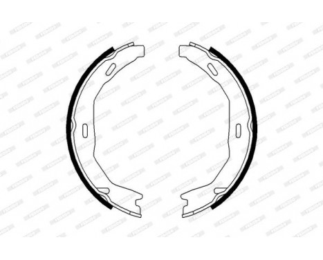 Brake Shoe Set, parking brake PREMIER FSB690 Ferodo, Image 2