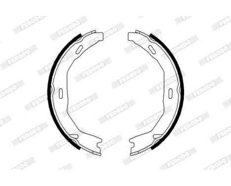 Brake Shoe Set, parking brake PREMIER FSB690 Ferodo, Image 2
