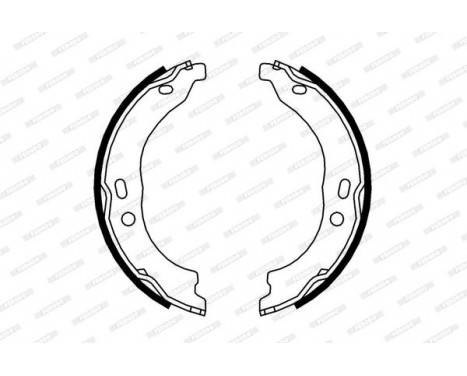 Brake Shoe Set, parking brake PREMIER FSB696 Ferodo, Image 2