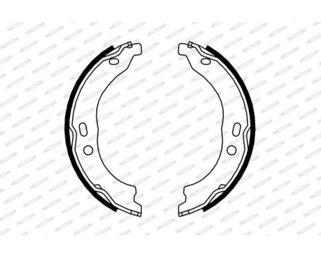 Brake Shoe Set, parking brake PREMIER FSB696 Ferodo, Image 2