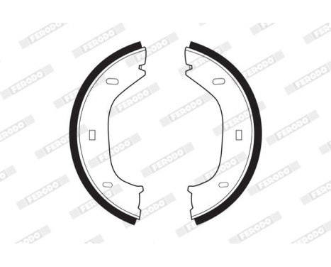 Brake Shoe Set, parking brake PREMIER FSB92 Ferodo, Image 2