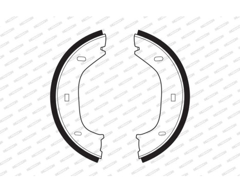 Brake Shoe Set, parking brake PREMIER FSB92 Ferodo, Image 2