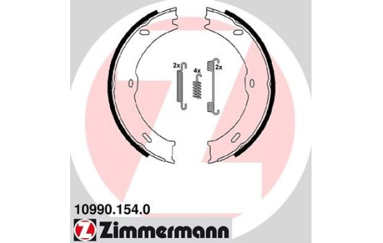Brake Shoe Set, parking brake, Image 2