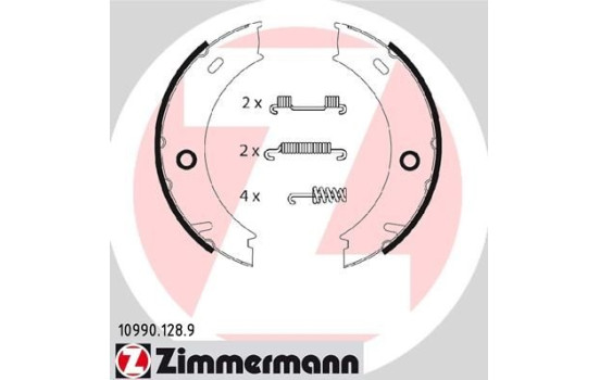 Brake Shoe Set, parking brake, Image 2