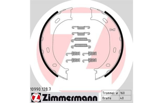Brake Shoe Set, parking brake, Image 2