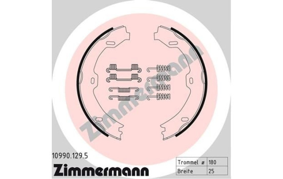Brake Shoe Set, parking brake, Image 2