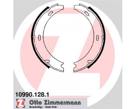 Brake Shoe Set, parking brake, Image 2