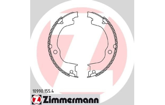 Brake Shoe Set, parking brake, Image 2