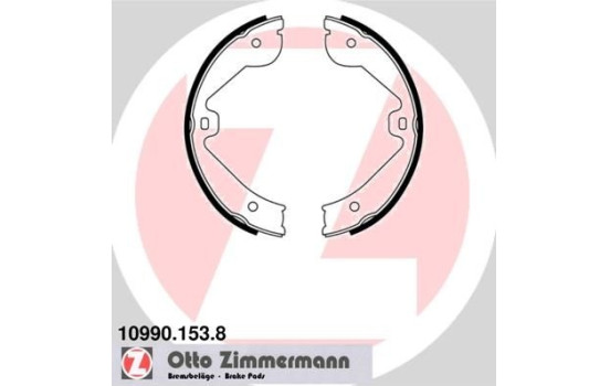 Brake Shoe Set, parking brake, Image 2