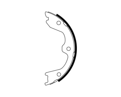 Brake Shoe Set, parking brake
