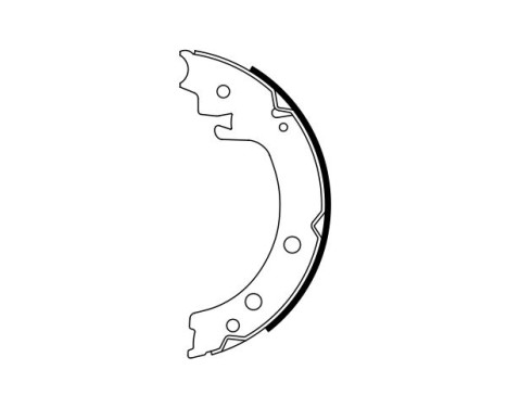 Brake Shoe Set, parking brake, Image 5