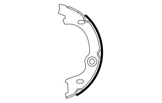 Brake Shoe Set, parking brake, Image 2