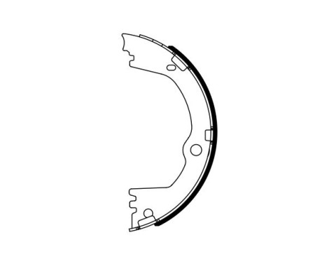 Brake Shoe Set, parking brake, Image 2