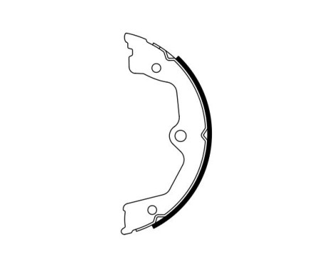 Brake Shoe Set, parking brake