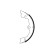 Brake Shoe Set, parking brake