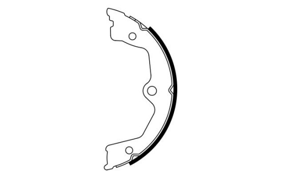 Brake Shoe Set, parking brake, Image 2
