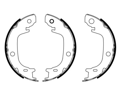 Brake Shoe Set, parking brake, Image 5