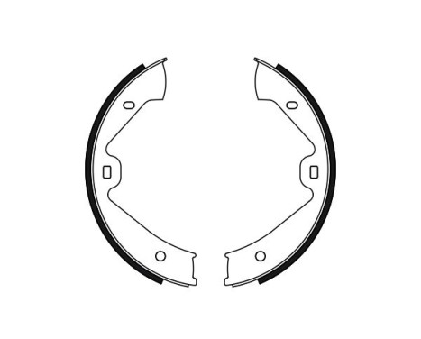 Brake Shoe Set, parking brake