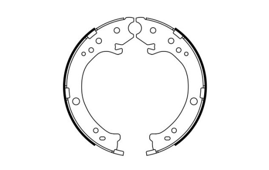 Brake Shoe Set, parking brake