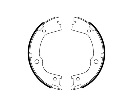 Brake Shoe Set, parking brake, Image 5