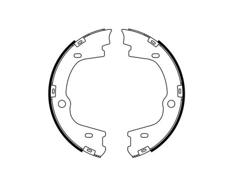 Brake Shoe Set, parking brake, Image 5