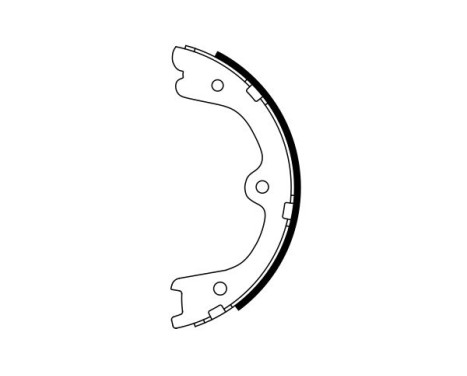 Brake Shoe Set, parking brake, Image 5