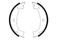 Brake Shoe Set, parking brake