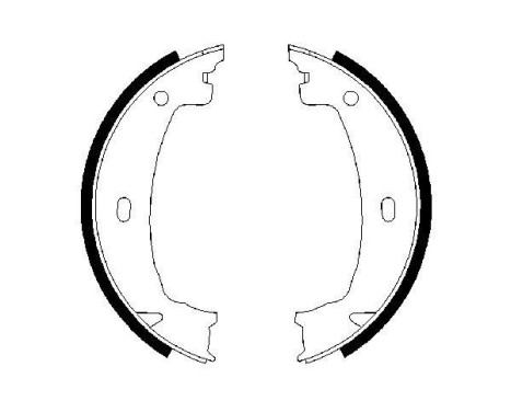 Brake Shoe Set, parking brake, Image 5