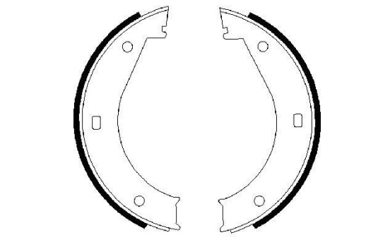 Brake Shoe Set, parking brake, Image 5