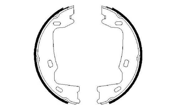 Brake Shoe Set, parking brake, Image 6