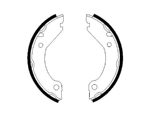 Brake Shoe Set, parking brake, Image 5