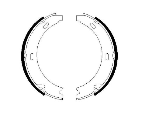Brake Shoe Set, parking brake