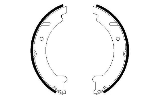 Brake Shoe Set, parking brake, Image 5