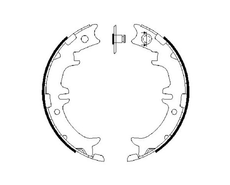 Brake Shoe Set, parking brake, Image 5