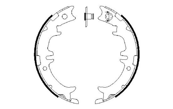 Brake Shoe Set, parking brake, Image 5
