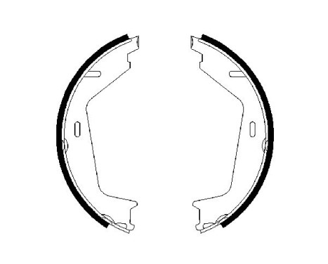 Brake Shoe Set, parking brake, Image 5