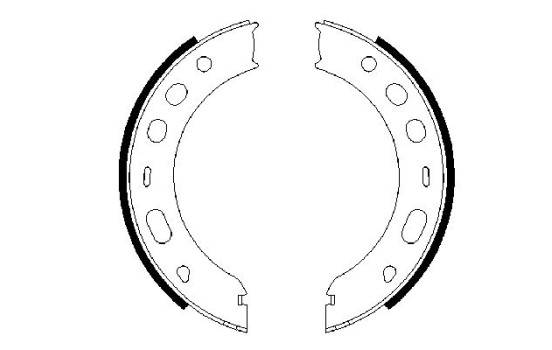 Brake Shoe Set, parking brake