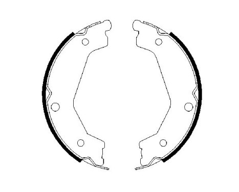 Brake Shoe Set, parking brake, Image 5