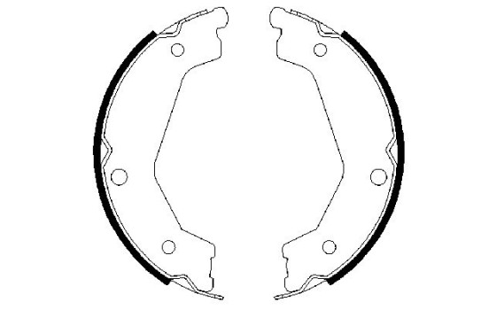 Brake Shoe Set, parking brake, Image 5