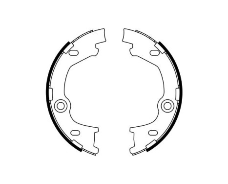 Brake Shoe Set, parking brake