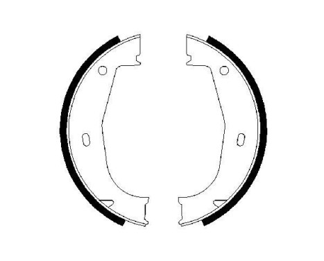 Brake Shoe Set, parking brake, Image 5