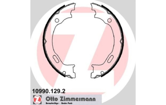 Brake Shoe Set, parking brake, Image 2