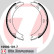 Brake Shoe Set, parking brake, Thumbnail 2