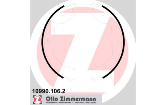 Brake Shoe Set, parking brake, Image 2