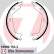 Brake Shoe Set, parking brake, Thumbnail 2