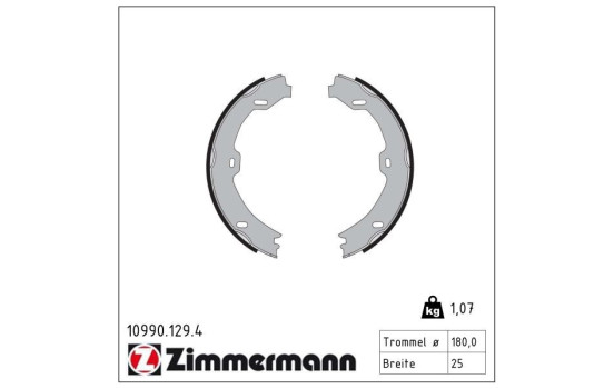 Brake Shoe Set, parking brake, Image 2