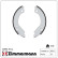 Brake Shoe Set, parking brake, Thumbnail 2